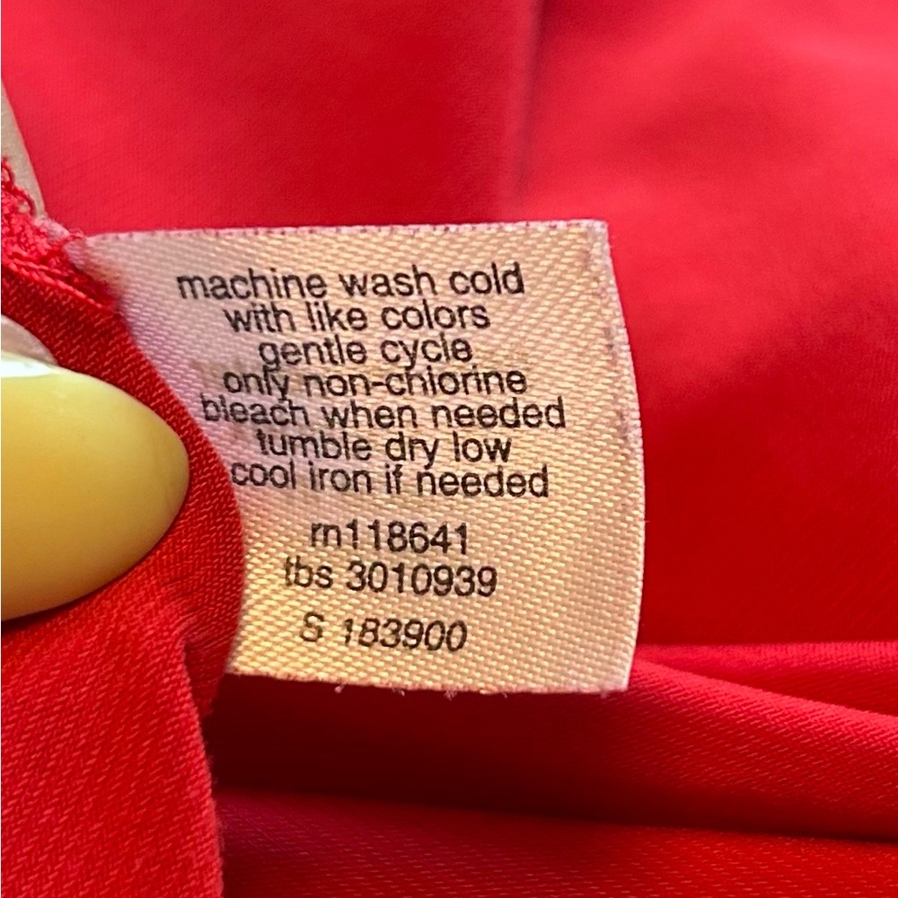 Lane Bryant Red Short Sleeve Dress Shirt! ❤️ - Picture 4 of 4